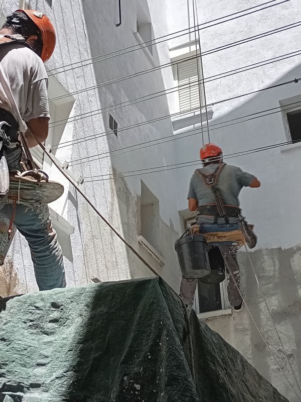 Trabajo en patio interior